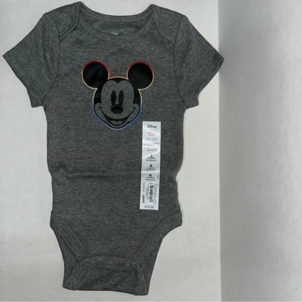 New Baby Jumping Beans Mickey Mouse‎ Bodysuit by Disney Pride Mickey